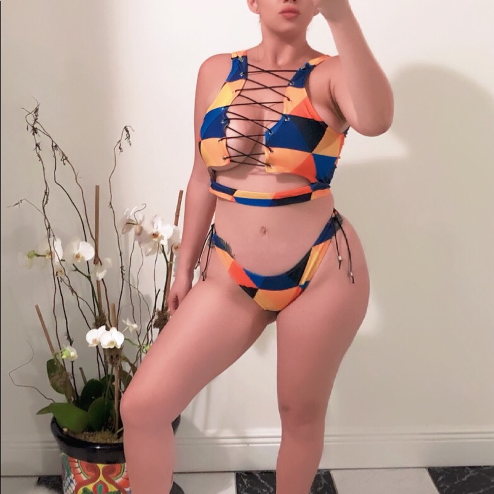 Colorful two piece